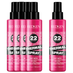 Redken Thermal Spray 22 High Hold Heat Protection Hairspray - Buy 4, Get 1 Offer (20% Savings)