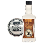 Reuzel Concrete Hold Piglet Pomade w/ Free Daily Shampoo (60% Savings)