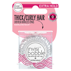 Invisibobble Extra Hold - Crystal Clear 2-Pack