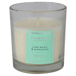 Relaxus Beauty Sim & Ross Soy Wax Scented Candle - Lime Basil & Mandarin 120g