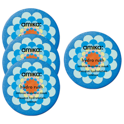 Amika Hydro Rush Intense Moisture Mask 250ml Buy 3, Get 1 Free Offer (25% Savings)