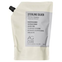 AG Care Sterling Silver Toning Shampoo 1L Pouch